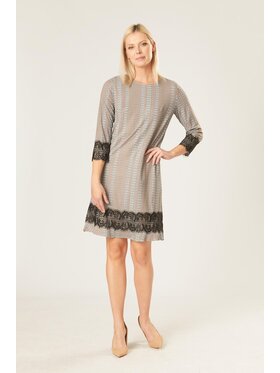 QUIOSQUE QUIOSQUE Každodenní šaty RETROWALL DRESS Barevná Regular Fit