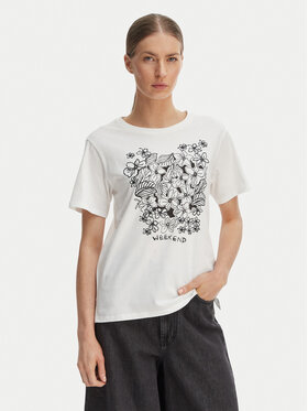 Weekend Max Mara Weekend Max Mara Tričko Bora 2615971042 Biela Regular Fit