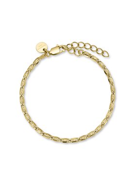 Rosefield Rosefield Bransoletka Swirl Bracelet Gold Złoty