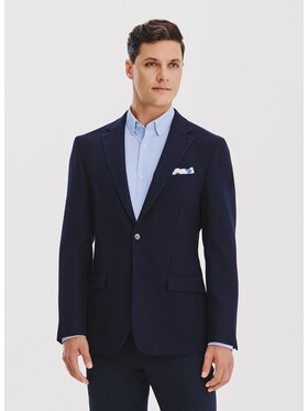 Pako Lorente Pako Lorente Marynarka P25WP-3X-007 Granatowy Slim Fit