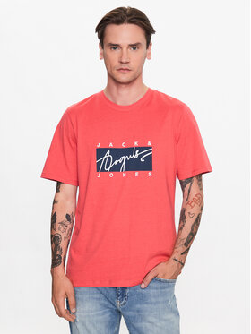 Jack&Jones Jack&Jones Тишърт Joshua 12228254 Червен Standard Fit