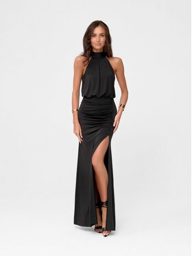 Roco Fashion Roco Fashion Večerné šaty Maelis Čierna Slim Fit