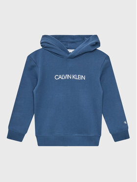 Calvin Klein Jeans Calvin Klein Jeans Bluza Institutional Logo IU0IU00163 Granatowy Regular Fit