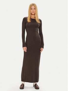 Gina Tricot Gina Tricot Kleid für den Alltag 24441 Braun Slim Fit