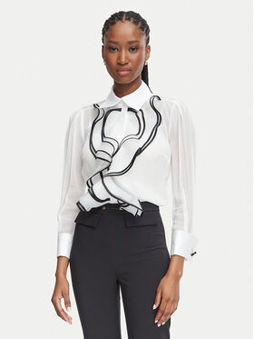 Elisabetta Franchi Elisabetta Franchi Košulja CA-210-67E2-V490 Bijela Regular Fit