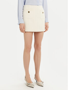 Marella Marella Minigonna Dancing 2513101044 Bianco Regular Fit