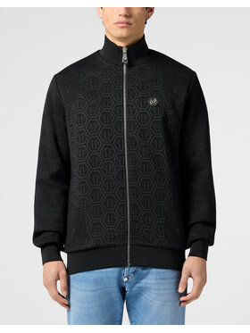 PHILIPP PLEIN PHILIPP PLEIN Mikina 29690 Černá Jegging Fit