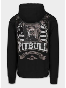 PITBULL PITBULL Bluza męska z kapturem TROUBLEMAKER S Czarny Regular Fit