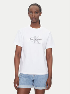 Calvin Klein Jeans Calvin Klein Jeans Tričko Hero LV047B865G Biela Regular Fit