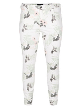 Zizzi Zizzi Дънки J10956A Бял Super Slim Fit