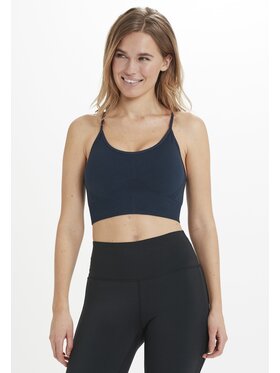 Athlecia Athlecia Biustonosz sportowy Foan Seamless Granatowy
