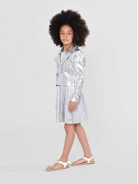 MICHAEL KORS KIDS Dirbtinės odos striukė R16123 D Pilka Regular Fit