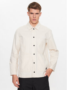Vans Vans Kurtka przejściowa Hickory Stripe Drill Chore Coat VN0008G2 Écru Regular Fit