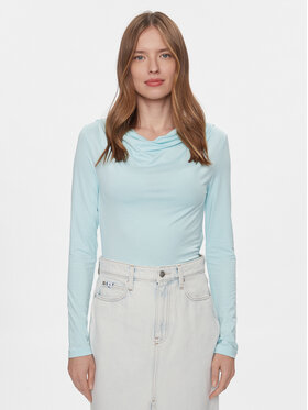 Vero Moda Vero Moda Bluzka Carol 10300935 Niebieski Regular Fit
