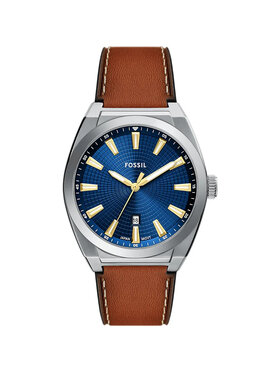 Fossil Fossil Zegarek FS6115 Brązowy