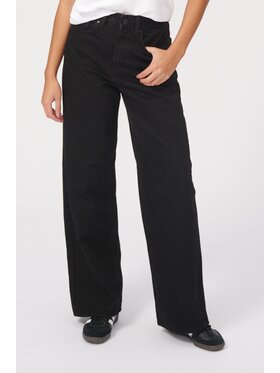 TeeShoppen TeeShoppen Jeansy Oryginalne dżinsy z szerokim występem Czarny Wide Leg