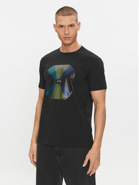 Armani Exchange Armani Exchange T-Shirt 3DZTJK ZJE6Z 1200 Černá Regular Fit
