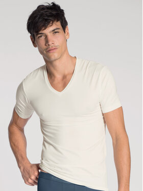 Calida Calida Tričko 14382 Béžová Slim Fit