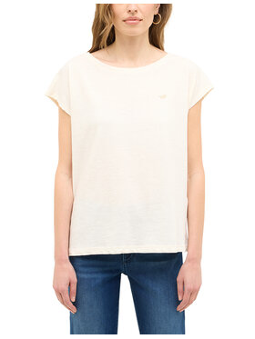 Mustang Mustang T-Shirt Style Lesley Biały Regular Fit