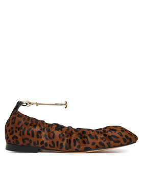 TWINSET TWINSET Baleriinad 252TCP224 Pruun