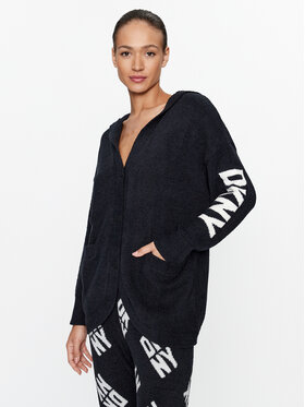 DKNY DKNY Kardiganas YI2522687 Juoda Regular Fit