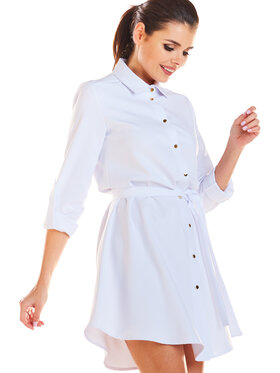 Infinite You Infinite You Sukienka letnia M200 Biały Basic Fit