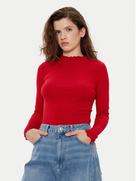 ONLY ONLY Blusa Emma 15180040 Rosso Slim Fit