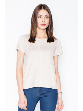 FIGL FIGLFIGL Blusa M458 Beige Regular Fit