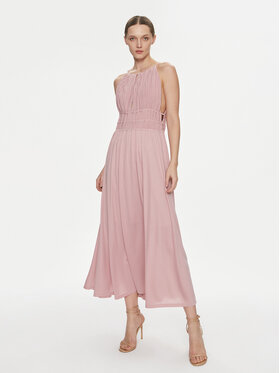 YAS YAS Официална рокля Olinda 26032460 Розов Regular Fit