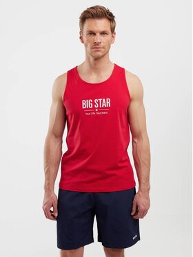 BIG STAR BIG STAR T-Shirt RICHARD_603_150 Czerwony Basic Fit