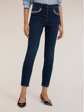 Motivi Motivi Jeansy P423Q004268N034 Niebieski Skin Fit