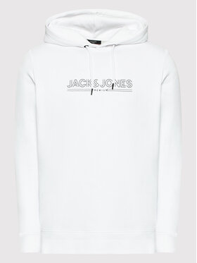 Jack&Jones PREMIUM Jack&Jones PREMIUM Bluza Booster 12214554 Biały Regular Fit
