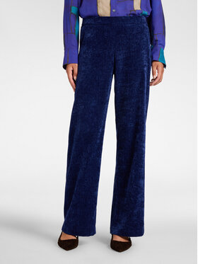 Elena Mirò Elena Mirò Pantaloni di tessuto P073P000605N055 Blu Flare Fit