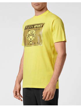Plein Sport Plein Sport T-Shirt 1503 Żółty Regular Fit