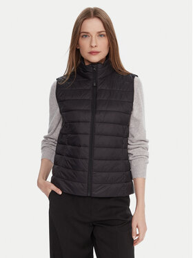 United Colors Of Benetton United Colors Of Benetton Sportinė liemenė 2TWDDJ00V Juoda Slim Fit