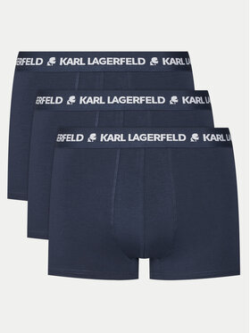 KARL LAGERFELD KARL LAGERFELD Komplet 3 par bokserek A1M47151 Granatowy