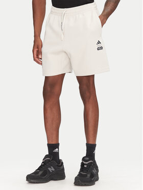 adidas adidas Pantaloni scurți sport Star Wars The Mandalorian™ JI5721 Bej Regular Fit