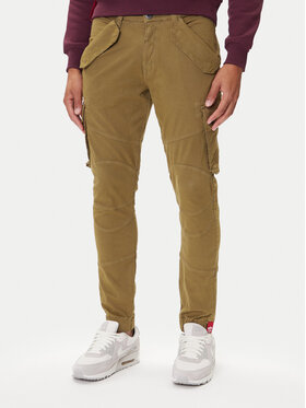 Alpha Industries Alpha Industries Текстилни панталони Combat 126215 Зелен Slim Fit