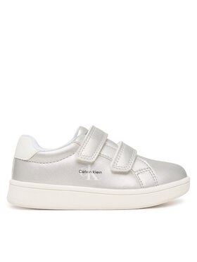 Calvin Klein Calvin Klein Sneakersy Low Cut Velcro V1A9-83205-0376 M Srebrny