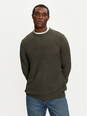 Brave Soul Brave Soul Maglione MK-230BINARY3 Verde Regular Fit