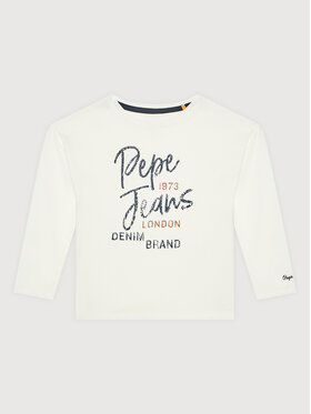 Pepe Jeans Pepe Jeans Chemisier Sandri PG502721 Blanc Regular Fit