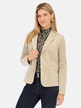 Red Button Red Button Marynarka Blazer Beżowy Regular Fit