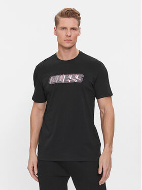Guess Guess Tricou Nikolas Z4RI10 I3Z14 Negru Regular Fit