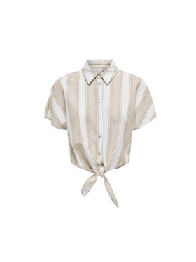 ONLY ONLY Camicia Camicia onljakirilinen ssknot Beige Regular Fit