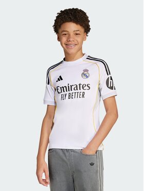 adidas adidas Koszulka techniczna Real Madrid 25/26 Home Jersey Biały Regular Fit