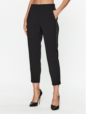 ViCOLO ViCOLO Текстилни панталони TR0251 Черен Regular Fit