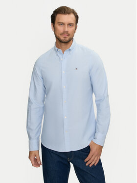 Gant Gant Πουκάμισο 3000202 Γαλάζιο Slim Fit