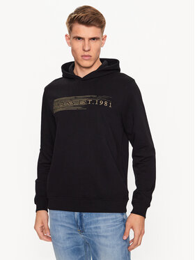 Guess Guess Mikina Beau M3YQ36 KBK32 Čierna Regular Fit