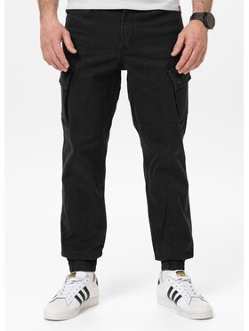 PITBULL PITBULL Spodnie dresowe Spodnie Jogger bojówki męskie SCOTT 3XL Czarny Regular Fit