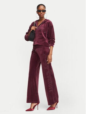 Juicy Couture Juicy Couture Pantaloni da tuta Old Gothic JCWBJ226334 Bordeaux Regular Fit